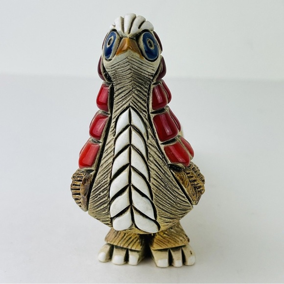 Artisania Riconada Animal Series Pheasant Ceramic Figurine, Uruguay, handcarved - Picture 2 of 9